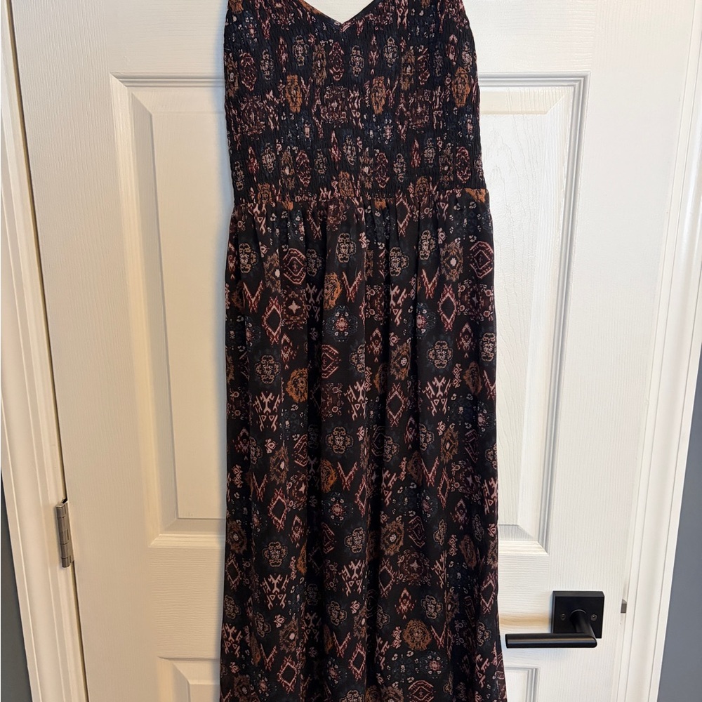 Mystree Black and Brown Maxi Dress
